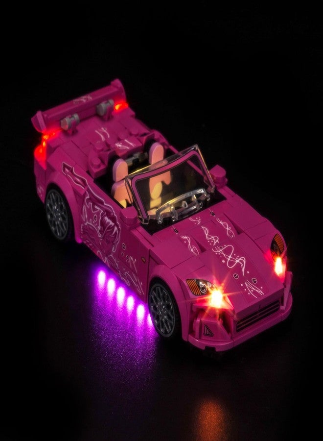 BrickBling LED Light Compatible with Lego Speed Champions 2 Fast 2 Furious Honda S2000 77241 - Not Come with Car - Image 1